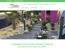 Tablet Screenshot of jardin-de-levron.com